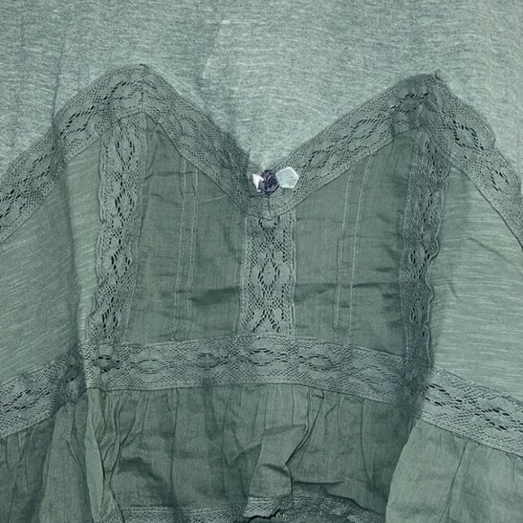 Free People wash army Fall In Love Corset Peplum top in size XS - Picture 9 of 15